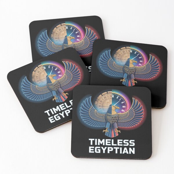 Item preview, Timeless Egyptian Eagle — Ancient Meets Modern Pharaonic Cyber Art designed and sold by Timeless Design.