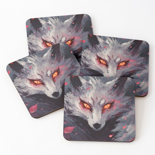 Item preview, Mysterious Japanese Fox Spirit designed and sold by bapupa.