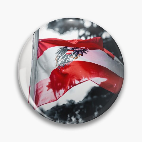 Item preview, Austrian Flag in the Wind designed and sold by Nertfel-Art.