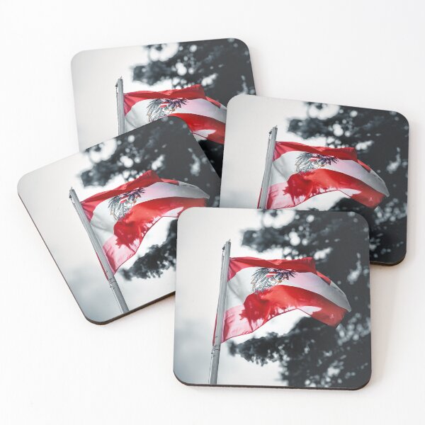 Item preview, Austrian Flag in the Wind designed and sold by Nertfel-Art.