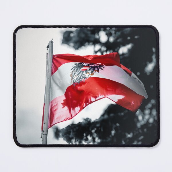 Item preview, Austrian Flag in the Wind designed and sold by Nertfel-Art.