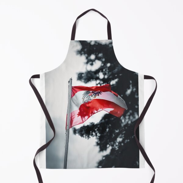 Item preview, Austrian Flag in the Wind designed and sold by Nertfel-Art.