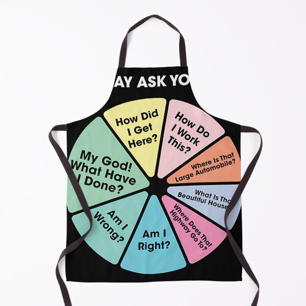 Item preview, 80'S Music Retro Lyrics - You May Ask Yourself Pie Chart designed and sold by JOHNMOHAM.