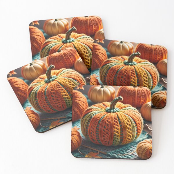 Item preview, Crochet & knitted pumpkins display designed and sold by Ponted.