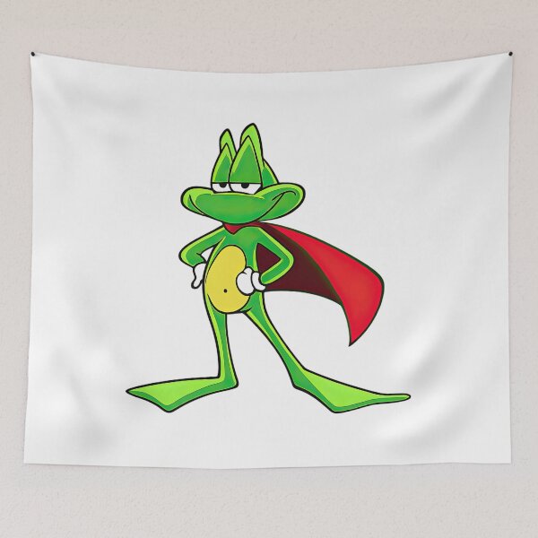 Item preview, Retro Amiga Super Frog Platform Game Artwork designed and sold by ShopPointLessM.