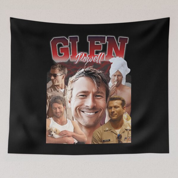 Item preview, Glen Powell Retro Style designed and sold by NakitaHalbe.
