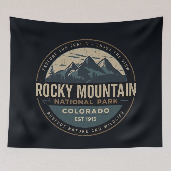 Item preview, Rocky Mountain National Park - Colorado designed and sold by GoodOldVintage.