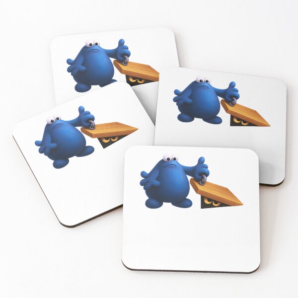 Item preview, Retro Blue Monster Berk Â€“ Trapdoor Inspired C64 Game Artwork designed and sold by ShopPointLessM.