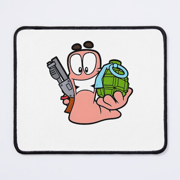 Item preview, Retro Cartoon Battle Worm €“ Explosive Turn-Based Strategy Gaming designed and sold by ShopPointLessM.