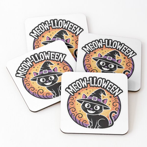 Item preview, Meow-lloween designed and sold by WSPrintCrafter.