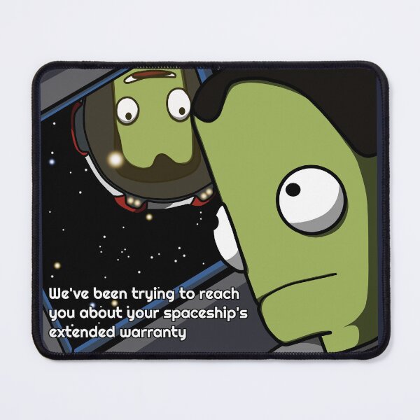 Item preview, KSP Spaceship's Extended Warranty (Meme) designed and sold by Marrtian Designs.