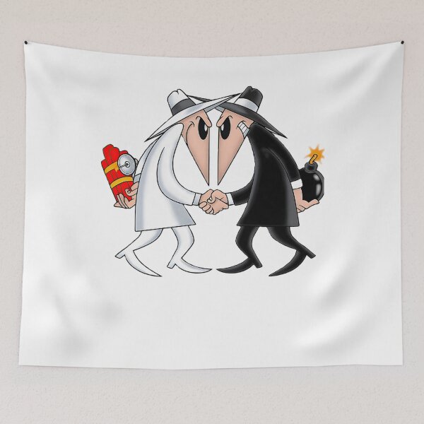 Item preview, Retro Cartoon Spy Rivals Â€“ Classic 80S Game Inspired Artwork designed and sold by ShopPointLessM.