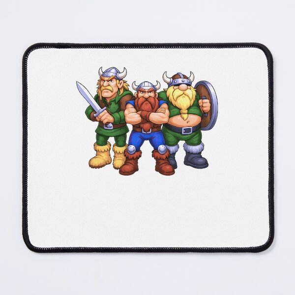 Item preview, Retro Cartoon Viking Vikings Trio Â€“ Classic Fantasy Adventure Style designed and sold by ShopPointLessM.