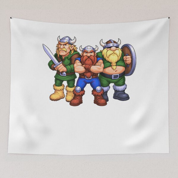 Item preview, Retro Cartoon Viking Vikings Trio Â€“ Classic Fantasy Adventure Style designed and sold by ShopPointLessM.