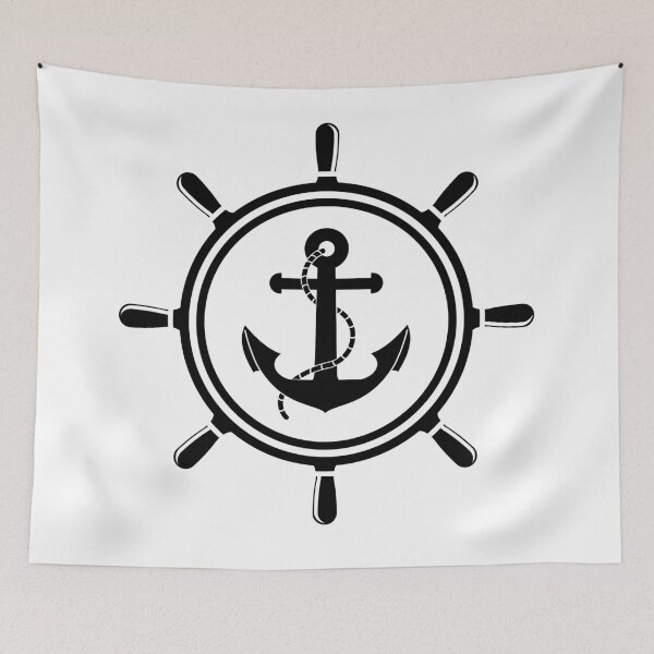 Item preview, Anchor steering wheel black designed and sold by PriebeDesign.