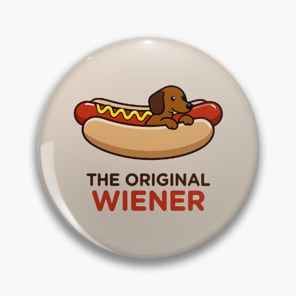 Item preview, The Original Wiener | Funny Dachshund Hot Dog Art | Playful Dog Design designed and sold by pick-o-print.