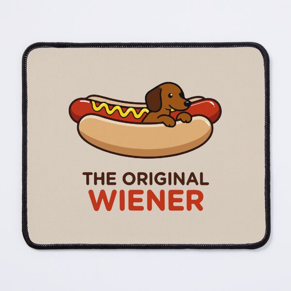 Item preview, The Original Wiener | Funny Dachshund Hot Dog Art | Playful Dog Design designed and sold by pick-o-print.
