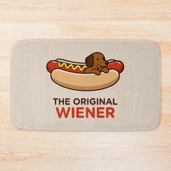 Item preview, The Original Wiener | Funny Dachshund Hot Dog Art | Playful Dog Design designed and sold by pick-o-print.