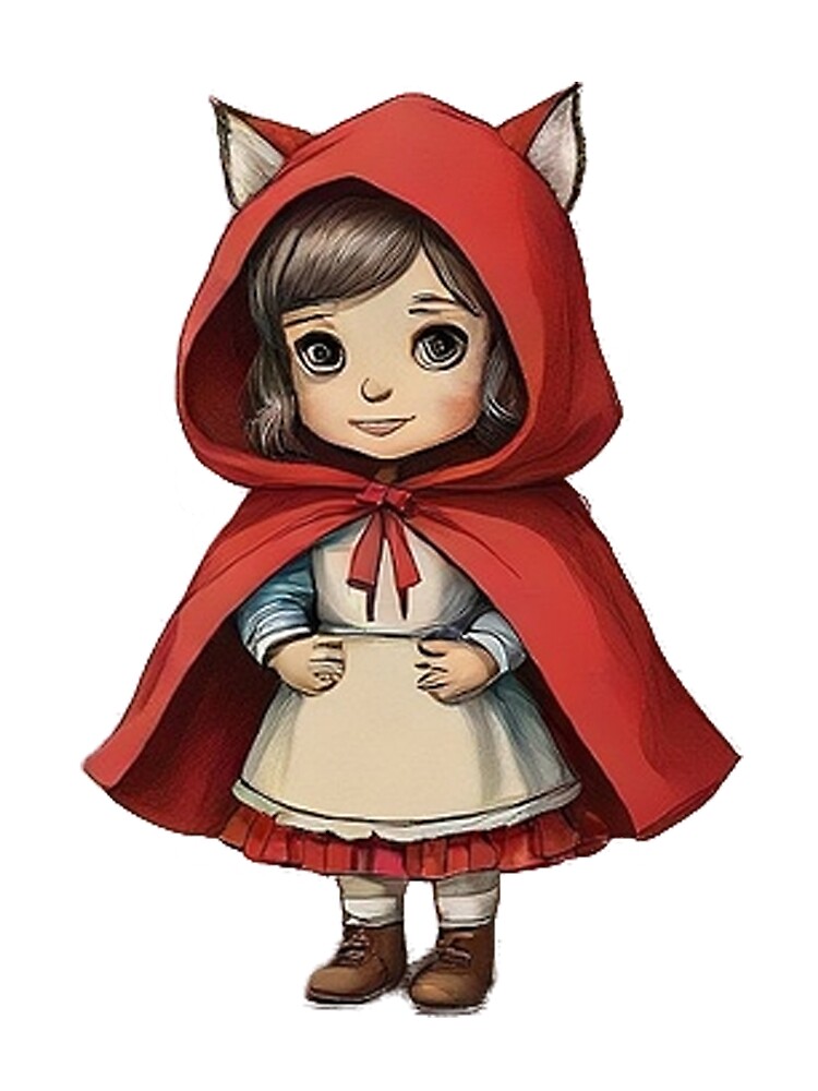 Thumbnail 3 of 3, Scarf, Little Red Riding Hood designed and sold by AnGodeSign.