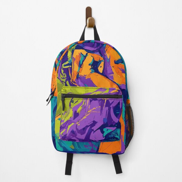 Item preview, Vivid Abstract Portrait – Expressive Colorful Girl Illustration designed and sold by Moss and Moon Studio.
