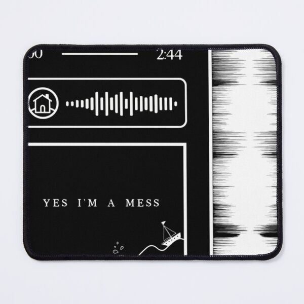 Item preview,  Yes I'M A Mess Audio Graphics (Wspotify Code) designed and sold by ANNACUNNAGIN.
