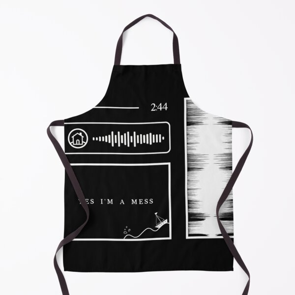 Item preview, Yes I'M A Mess Audio Graphics (Wspotify Code) designed and sold by ANNACUNNAGIN.