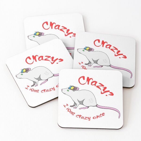 Item preview, Crazy? I Was Crazy Once... designed and sold by Marrtian Designs.