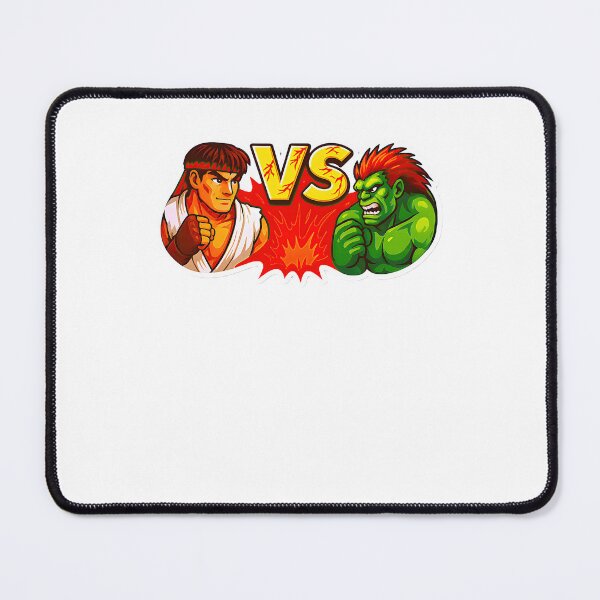 Item preview, Retro Fighting Game Tribute €“ Ryu Vs Blanka Inspired Artwork designed and sold by ShopPointLessM.