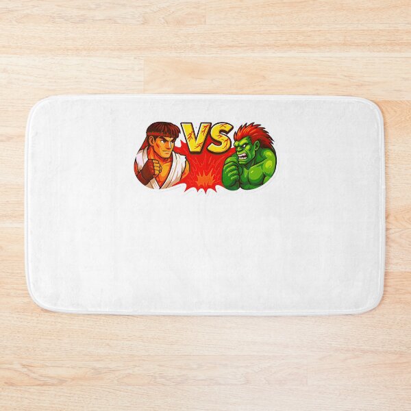 Item preview, Retro Fighting Game Tribute Â€“ Ryu Vs Blanka Inspired Artwork designed and sold by ShopPointLessM.