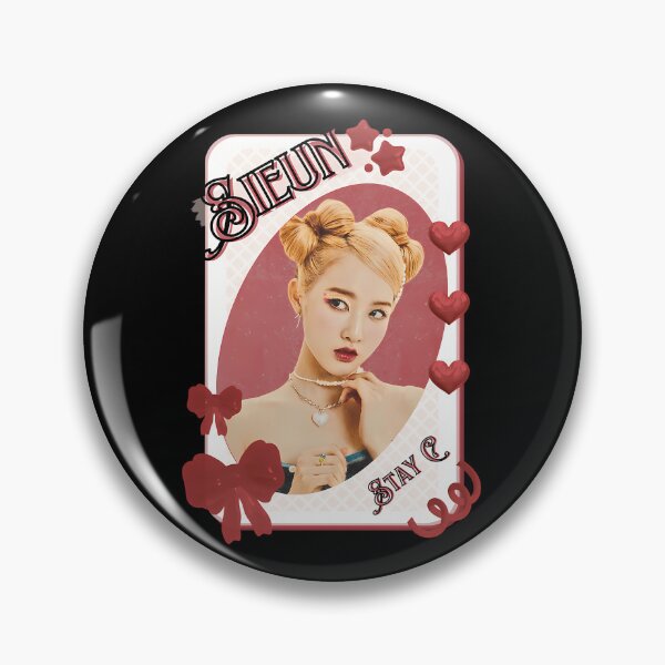 Item preview,  Stay C Sieun Kpop Girl Group Card Red Aesthetic Collage Design designed and sold by NakitaHalbe.