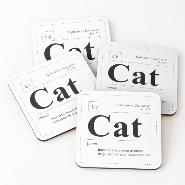 Item preview, Cat - Word of a Day designed and sold by oops-I-drew-again.