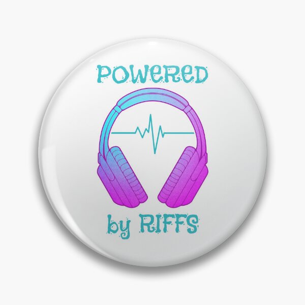 Item preview, Headphones | Powered By Riffs designed and sold by ObsidianDaz.