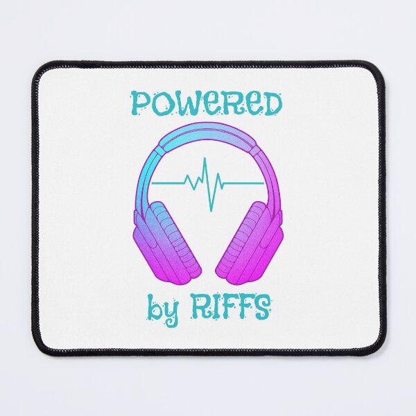 Item preview, Headphones | Powered By Riffs designed and sold by ObsidianDaz.