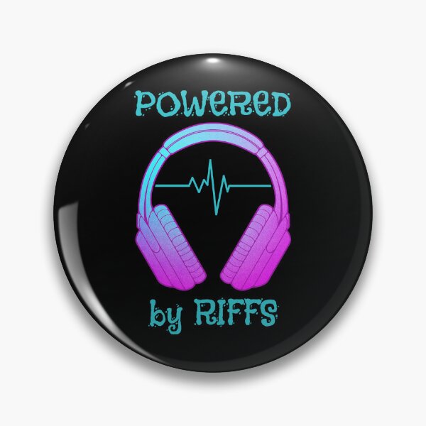 Item preview, Headphones | Powered By Riffs designed and sold by ObsidianDaz.