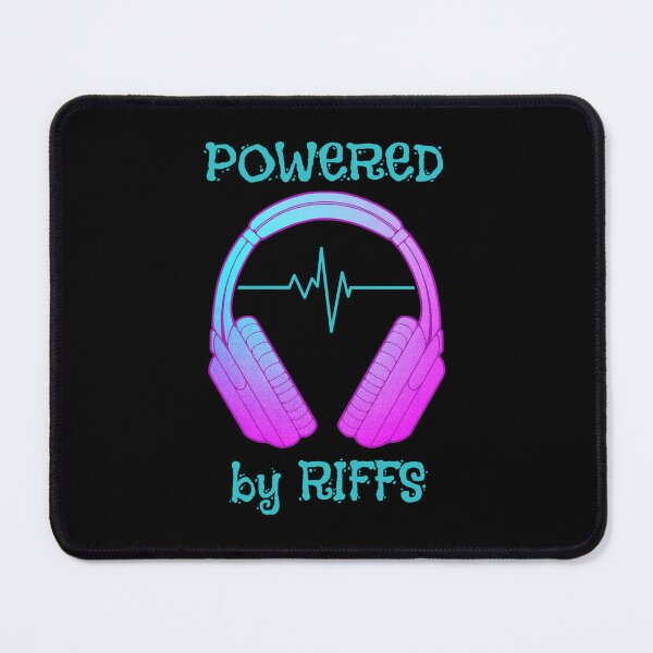Item preview, Headphones | Powered By Riffs designed and sold by ObsidianDaz.