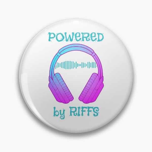 Item preview, Headphones | Powered By Riffs designed and sold by ObsidianDaz.