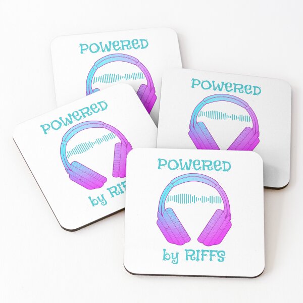 Item preview, Headphones | Powered By Riffs designed and sold by ObsidianDaz.