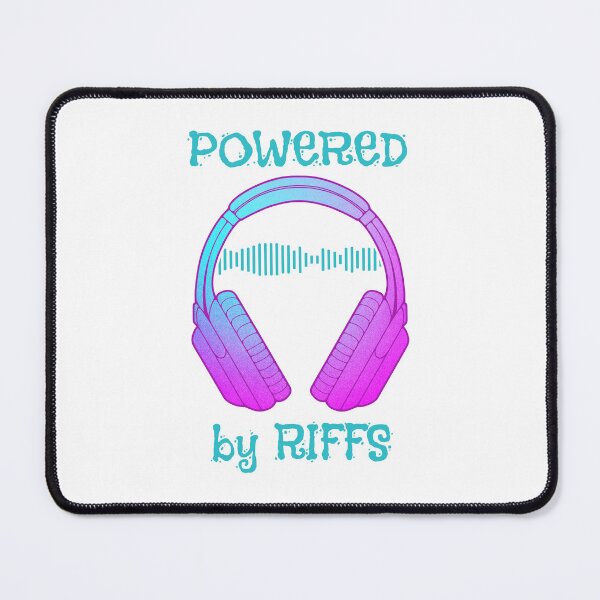 Item preview, Headphones | Powered By Riffs designed and sold by ObsidianDaz.