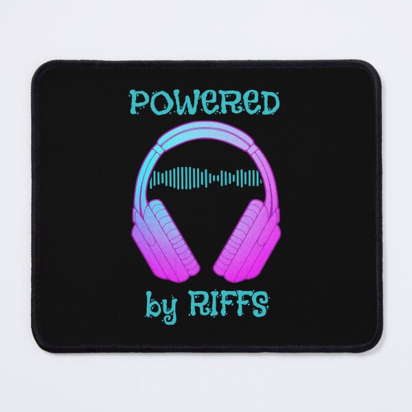 Item preview, Headphones | Powered By Riffs designed and sold by ObsidianDaz.