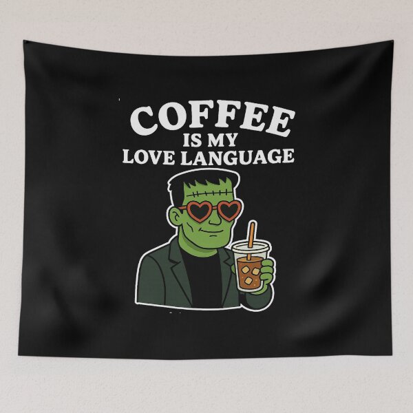 Item preview, Frankenstein Monster Lover Coffee Is My Love Language  designed and sold by Charliiiiii123.