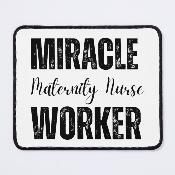 Item preview, Miracle Worker – Maternity Nurse Vintage T-Shirt & Gift designed and sold by Fig Tree Lane - Art &Tees.