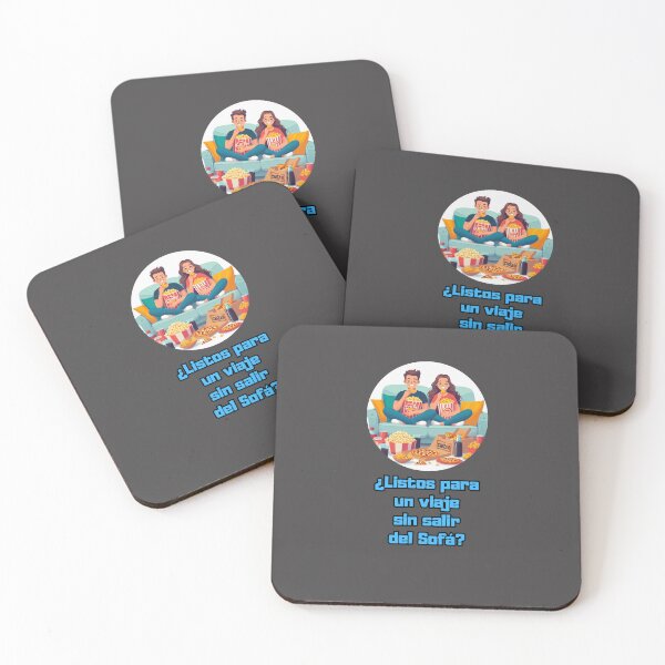 Item preview, Ready for a trip without leaving the couch? Home theater illustration designed and sold by DibuHumor.