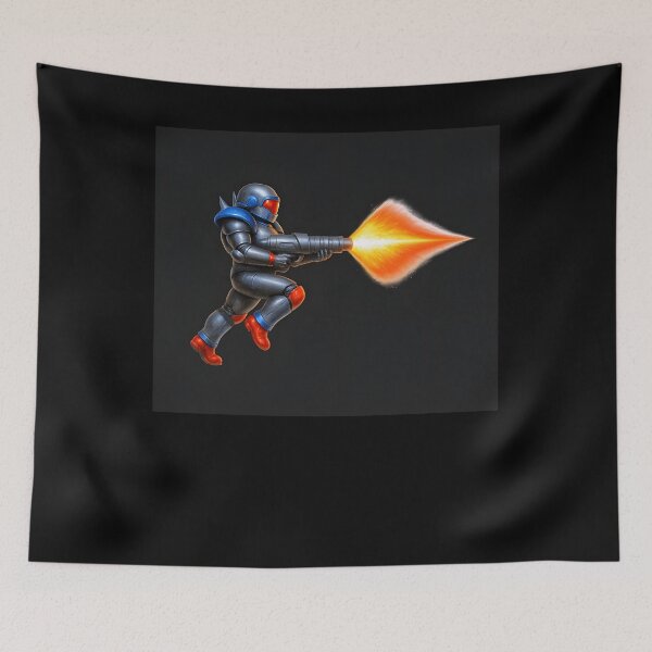 Item preview, Retro Sci-Fi Hero Bren Mcguire Â€“ Inspired By Turrican II Amiga & DOS Classic designed and sold by ShopPointLessM.