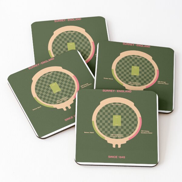 Item preview, Minimalist Oval Cricket Ground Line Print designed and sold by The Circuit Collection.