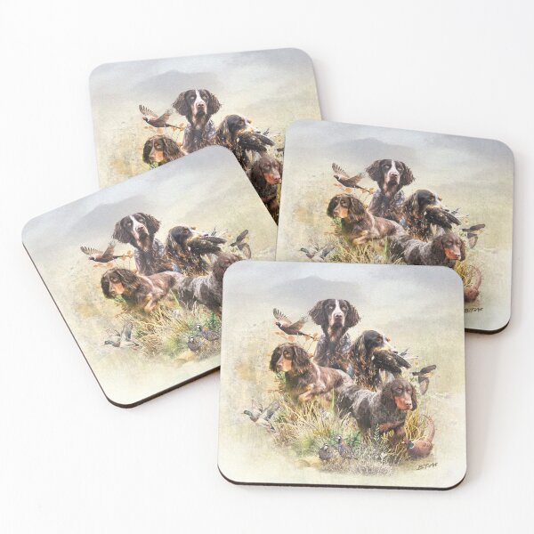 Item preview, Blue Picardy Spaniel , Hunting Dogs  designed and sold by TammyHunterArt.