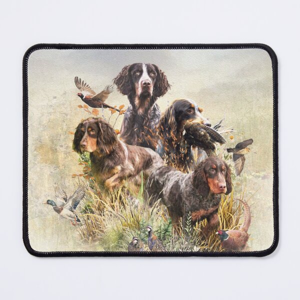 Item preview, Blue Picardy Spaniel , Hunting Dogs designed and sold by TammyHunterArt.
