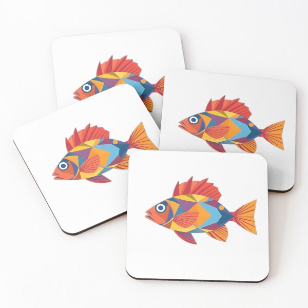 Item preview, Abstract Geometric Fish Artwork designed and sold by sharon1210.