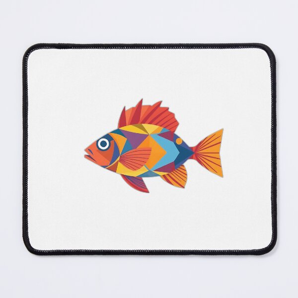 Item preview, Abstract Geometric Fish Artwork designed and sold by sharon1210.