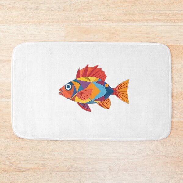 Item preview, Abstract Geometric Fish Artwork designed and sold by sharon1210.