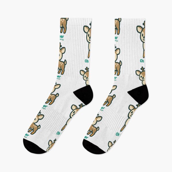 Item preview, Oh Deer – Cute Minimalist Deer Pun Design | Smiloop Style Animal Mascot designed and sold by Smiloop Kivivi.